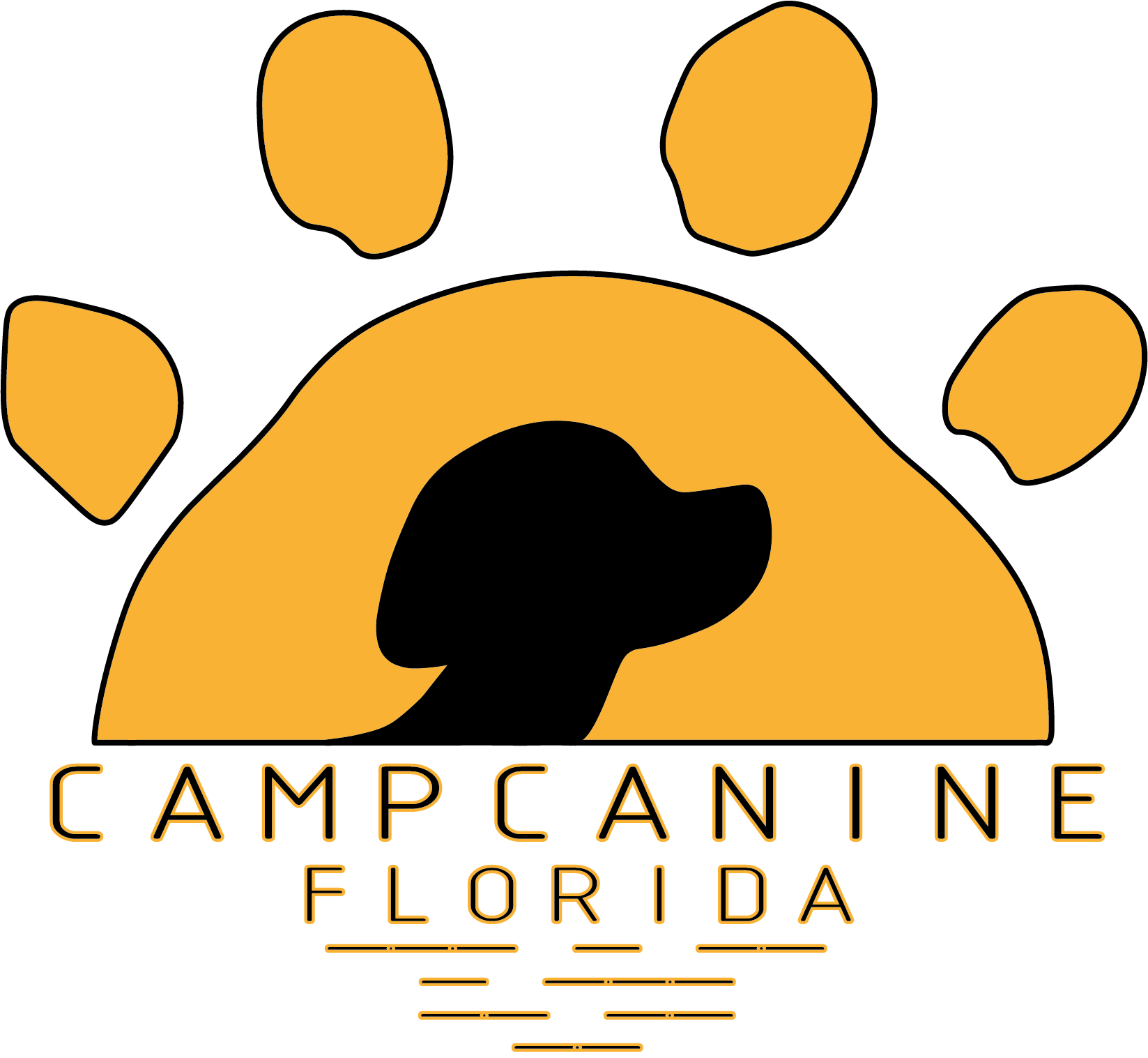 camp canine florida logo